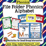 Alphabet - File Folder Phonics for Learning the Alphabet