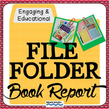 Preview of Independent Work Book Report, File Folder Reading Project, Book Project