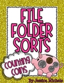 File Folder Sorts {Counting Coins}