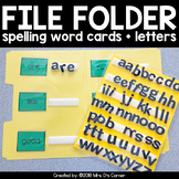 File Folder Spelling for K-3 {1,200+ sight words included!}