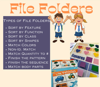 Preview of File Folders (Independent Work)