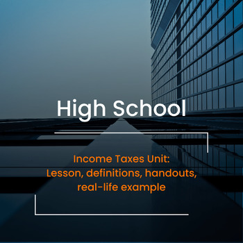 Preview of Filing Income Tax Unit | Overview, Examples and Project | Form 1040