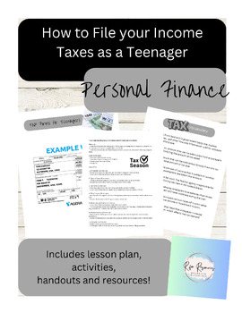 Preview of Filing Taxes for Teenagers