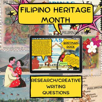 Filipino Heritage Month Activity | Bio & Research/ Discussion Questions