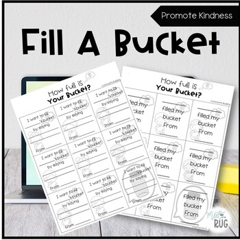 Preview of Fill A Bucket Cards