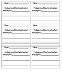 Fill A Bucket class form