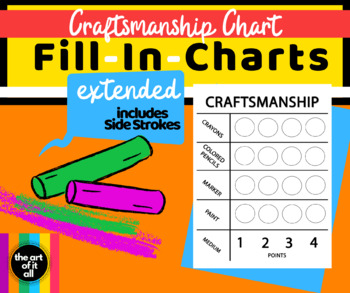 Preview of Fill In Chart-Craftmanship Poster