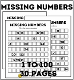 Fill In The Blank | Missing Numbers | Numbers 1 to 100 | 3