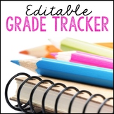 Teacher Binder Tools: Fillable Grade Sheet