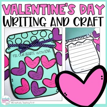 Preview of Valentine's Day Craft and Writing