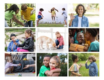 Preview of Fill a Bucket- Fill or Dip Photo Cards, Social-Emotional Learning