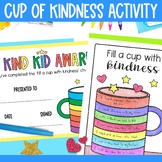 Cup of kindness activity challenge - writing worksheets an