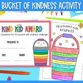 Fill a bucket with kindness activity challenge - writing s