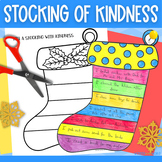 Fill a stocking with kindness Christmas printable activity