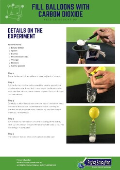 Preview of Fill balloons with CO2 science activity