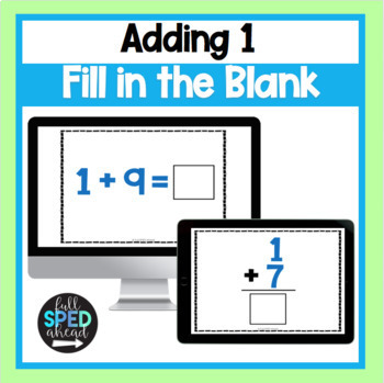 Preview of Fill in the Blank Addition 1 Boom™ Cards Activity