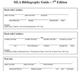 Fill-in-the-Blank Bibliography Slips