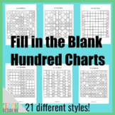 blank hundreds chart worksheets teaching resources tpt