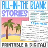 Fill-in-the-Blank Stories - Fun Friday - Fun After State T