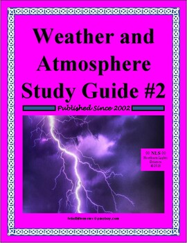 Preview of Fill-in-the-Blank Weather and Atmosphere Study Guide #2 with Word Banks & a Key