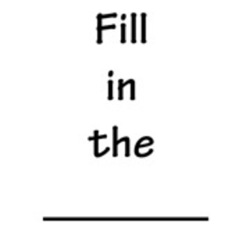 Preview of Fill in the Blanks (Addition and Subtraction)