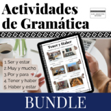 Fill in the Blanks in Spanish Grammar Bundle