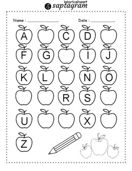 Fill in the Missing Letters of the Alphabet Worksheets (Uppercase) vol-2