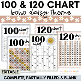 Fill in the Missing Number 120 Chart + Blank 100 Chart 120