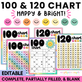 Fill in the Missing Number 120 Chart + Blank 100 Chart 120