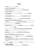 Fill-in-the-blank Worksheet for film "Troy"