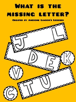Preview of Fill in the missing letter center