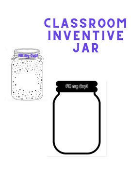 Preview of Fill my Cup, classroom Jar incentive!