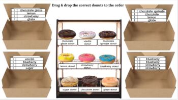Preview of Fill the Drink Order & Fill the Donut Order Bundle