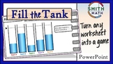 Fill the Tank - Turn Any Worksheet into a Game