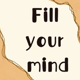 Fill your mind Font