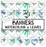 Fillable Watercolour Banners