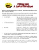 Application filling job lesson plan