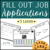 Filling Out Forms | JOB APPLICATIONS | SPED Job Skills | 1