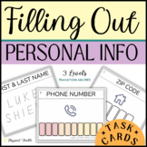 Filling Out Forms | Personal Information Practice Special 