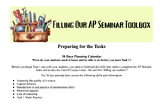 Filling Toolboxes - A Calendar for the First 30 Days of AP