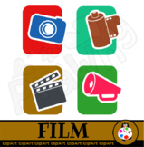 Film Clip Art Icons