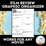 Film/Movie Review Graphic Organizer Worksheet | English On