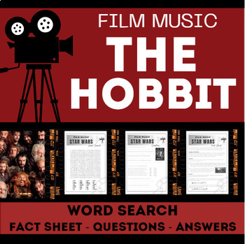Preview of Film Music THE HOBBIT Word Search