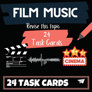 Preview of Film Music Task Cards
