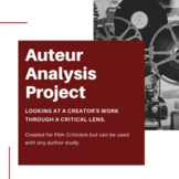 Film Studies- Auteur Analysis Project {Use with Any Filmmaker!)