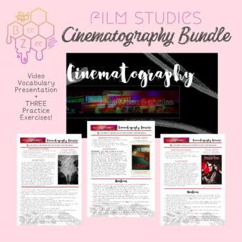 Preview of Film Studies Cinematography Shot Types & Angles - BUNDLE!