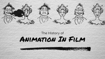 Preview of Film Studies- The History of Animation Notes {Animated Films Unit}