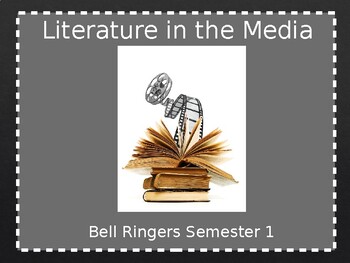 Preview of Film Studies: Vocabulary Bell Ringers Full Semester