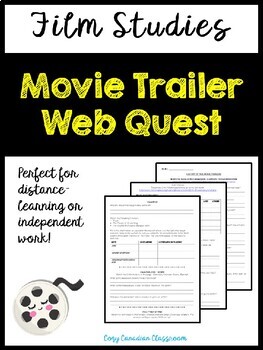 Preview of Film Studies: Web Quest Movie Trailers