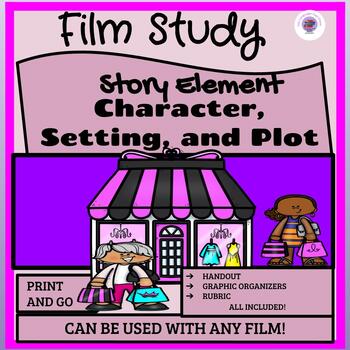 Preview of Film Study - Character, Plot, and Setting - A Character Opens a Store